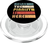 Relax The Pianist Is Here Piano Funny Musician PopSockets PopGrip for MagSafe