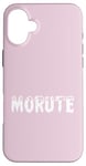 Coque pour iPhone 16 Plus Morute Aesthetic Poupée effrayante + Adorable Horreur Goth Crocs