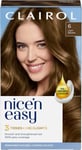 Clairol Nicen Easy Crme Permanent Hair Dye 6 Light Brown 220g