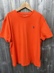 Polo Ralph Lauren Classic Fit T Shirt Tee Size Large Orange Crew Neck Brand New