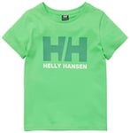 Helly Hansen Unisex Kids K Hh Logo T-Shirt, Frog Green, 1 Year UK