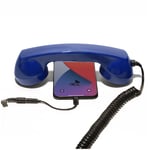 Combiné Téléphone Rétro pour Apple iPhone - Bleu Foncé - Neuf