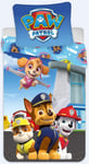 Paw Patrol sängkläder - Sängkläder för barn 100x140 cm - 2 i 1 design - Sängkläder i 100% bomull