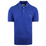 Lacoste Classic Fit Mens Navy Polo Shirt - Blue Cotton - Size X-Small