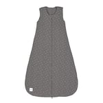 LÄSSIG Sac de couchage bébé toutes saisons sans manches unisexe/Sleeping Bag Interlock Spots anthracite, Taille 50/56 0-2 mois