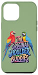 Coque pour iPhone 12 Pro Max The Original Shoulder Buddies Perroquet Ara Amoureux des oiseaux