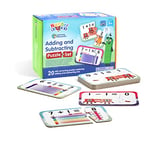 Learning Resources Numberblocks Adding and Subtracting Puzzle Set, Numberblocks Jigsaw Puzzle, Maths Jigsaw Puzzle, 20 Educational Puzzles in a Box, 2-Piece Puzzles, Ages 3+