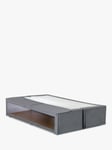 Hypnos Hideaway Storage Upholstered Divan Base, Super King Size, Imperio Grey