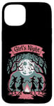 iPhone 15 Plus Girls' Night Witch Coven Halloween motif Spooky Fun Artwork Case