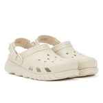 Crocs Unisex Duet Max 2 Stucco White Clogs material_Synthetic - Size UK 11