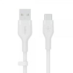 Belkin BOOST CHARGE USB-A to USB-C Silicon 3m Vit