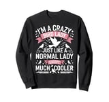 Bird Lady Birdwatching Funny Birder Gift Idea Sweatshirt