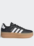 adidas Sportswear Women's VL Court Bold Trainers - Black/White, Black/White, Size 6.5, Women