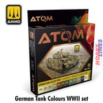 German Tank Colors WWII 12 20ml colour Paint Set  AMMO by Mig Jimenez MIG20704