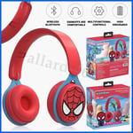 Kids Wireless Bluetooth Headphones Headset Earphone Spider Man Super Hero Gift