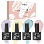 Mylee MYGEL Mallow-Dramatic Gel Nail Polish Color Set UV LED 4x10ml