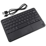 Clavier Bluetooth plat ultra-fin de 7 pouces avec pavé tactile-85