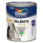 Dulux Valentine Peinture Laque Valénite Intérieur et Extérieur Multi-supports - Finition parfaite et lisse, Formule Haute Résistance - Satin Gris Saline 2 L