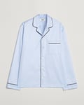 Tekla Sateen Pyjama Shirt Bellhop Blue