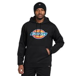 Dickies Mens Logo Graphic Hoodie - Black - Size X-Large