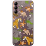 ERT GROUP mobile phone case for Samsung A14 4G/5G original and officially Licensed Disney pattern Jungle Book 003 optimally adapted to the shape of the mobile phone, partially transparent