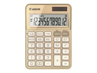 Canon KS-125KB - Calculatrice de bureau - 12 chiffres - panneau solaire, pile - or