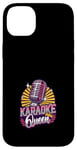 Coque pour iPhone 14 Plus Karaoké Queen Karaoké Chanteur Microphone Karaoké