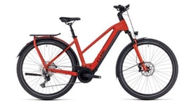 Velo de ville electrique cube kathmandu hybrid exc 750 trapeze shimano deore 12v 750 wh 700 mm rouge 2023