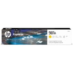 HP Ink Cartridge for PageWide Enterprise 981A Yellow Original