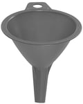 Fackelmann 42680 Entonnoir de cuisine, entonnoir, entonnoir plastique, entonnoir boisson, Plastique, Gris, 9 cm