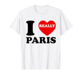 Travel Lover I Heart Paris I Love Paris For Men Women Kids T-Shirt