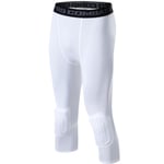 Collants D'entraînement De Basket-Ball Pour Hommes,Leggings De Sport De Compression,Pantalons Courts Crossfit,Genouillères,Collants De Fitness Et De Gym