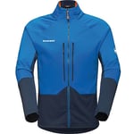 Mammut Eiger Nordwand Manches Longues Hybrid Jacket Homme Bleu