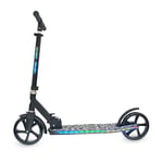 Zinc Big Wheeled Light Up Brillz Scooter - Light Up Deck, Light up Stem, 20 Different Light Functions, Lightweight, Folding, Adjustable Height, Front & Rear Mudguards, 6+, Carries up to 75kg