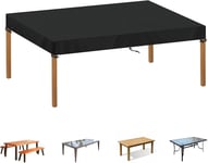 Housse Table De Jardin 160x90x15cm Housse Plateau Table De Jardin Housse Protection Salon De Jardin Exterieur Impermeable Bache Protection Table De Jardin Exterieur Anti Uv 420d Tissu Oxford