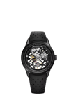 Raymond Weil Men's Freelancer 42 Calibre RW1212 Skeleton Automatic Rubber Strap Watch, Black