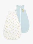 John Lewis Giraffe Baby Sleeping Bag, 0.5/1.5 Tog, Pack of 2