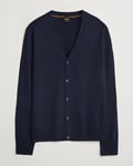 BOSS ORANGE Avac Wool Knitted Cardigan Dark Blue