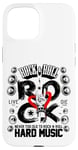 Coque pour iPhone 15 Rock and Roll Graphic Tees - I Love Rock N' Roll Designs