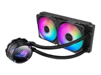 Asus Rog Strix Lc Ii 240 Argb - Væskekjølesystem For Prosessor - Radiatorstørrelse: 240 Mm - (For: Lga2011, Lga2011-3, Am4, Lga2066, Tr4, Lga1200, Lga1700, Am5, Lga115x Socket) - 120 Mm