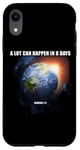 Coque pour iPhone XR A lot can happen in 6 days : Genesis 1-2 Creation Bible Verse