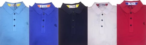 Men's Designer 'strength & Honour' Golf Sport Polo Tshirt Casual Top 1303001