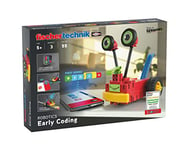 fischertechnik Robotics Early Coding 559889 – Robots programmables télécommandés, kit de robotique, 5 modèles, à partir de 3 Ans