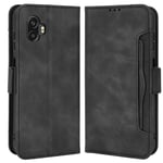 Samsung Galaxy Xcover 6 Pro 5G PU Leather Wear-resistant telefondeksel - Svart