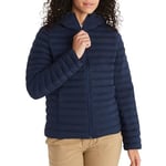 Marmot Women's Echo Featherless Hoody, Warm Puffy Jacket, Insulated Hooded Winter Coat, Water-resistant Quilted Parka, Lightweight Packable Outdoor Jacket, Windproof, Arctic Navy, XL