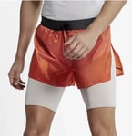 Nike Men's 2 in 1 Tech Pack Running Training Gym Shorts AQ6442-891 New Size M