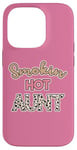 Coque pour iPhone 14 Pro Smoking Hot Aunt Pink Cheetah Leopard Sexy Aunt