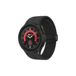 Den 45 mm svarta titan Samsung SM-R920 Galaxy Watch5 Pro smartklocka är en begagnad, original och gratis produkt, endast