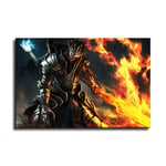Dark-souls-3-fire Sword Game Poster Canvas Art Poster and Wall Art Picture Print Modern Family Bedroom Decor Posters