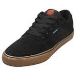 Etnies Barge Ls X Santa Cruz Mens Skate Trainers in Black Gum - 10 UK